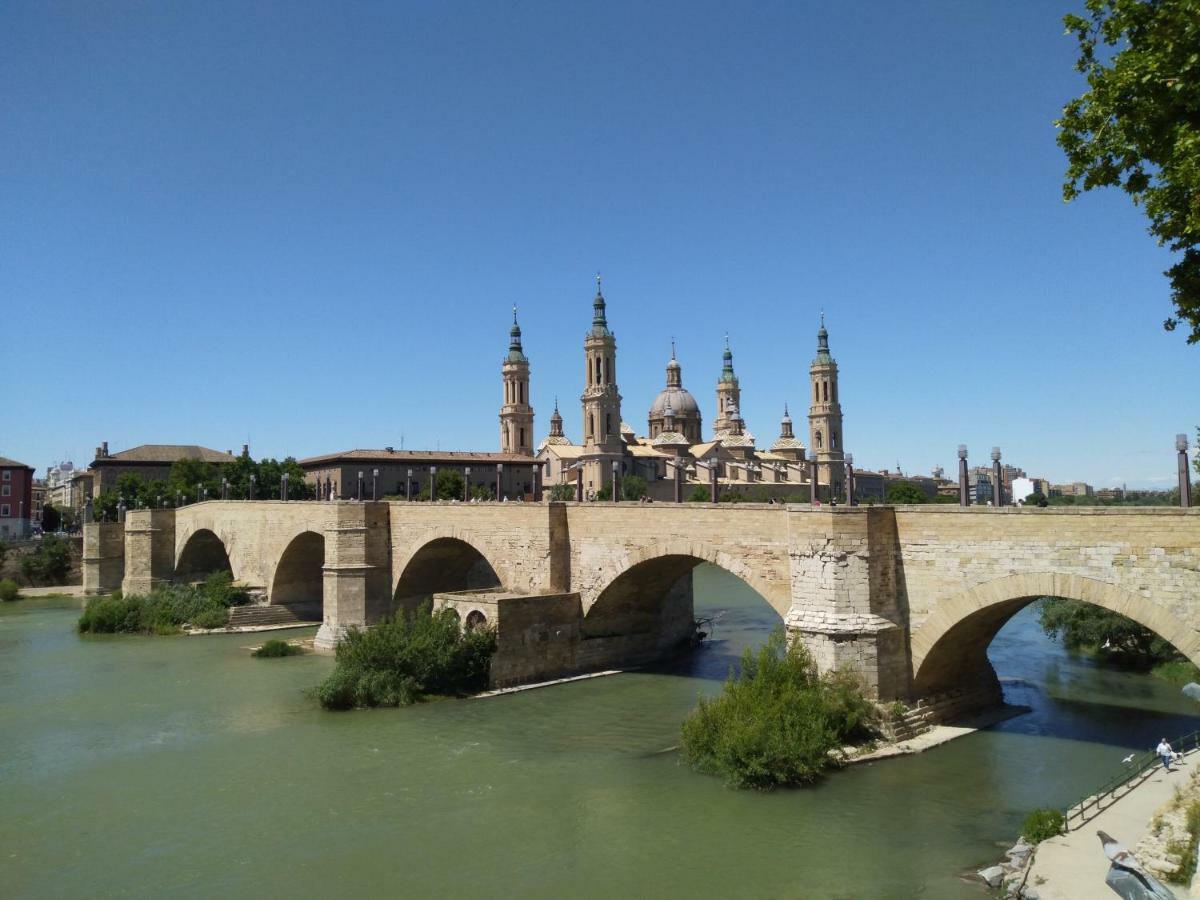 Acojedor Piso A Metros Del Pilar Y Plaza Espana Zaragoza Exteriör bild